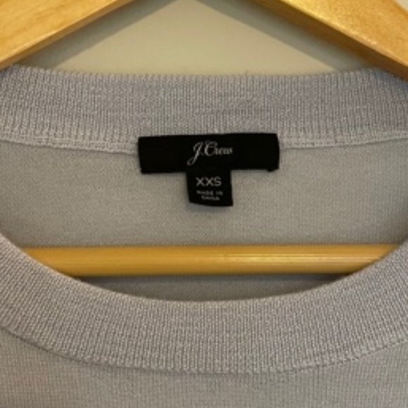 XXS Shale Blue J. Crew Tippi Sweater Merino Wool - Picture 5 of 6
